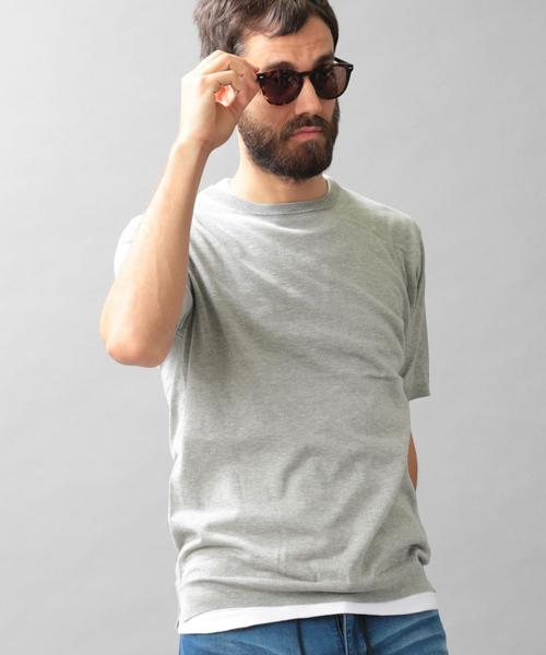 BEAUTY&YOUTH UNITED ARROWS(ビューティーアンドユースユナイテッドアローズ)の「BY ファイン ゲージ クルーネックニット◆(ニット/セーター・メンズ・ホワイト/ライトグレー/ネイビー・SMALL/MEDIUM/LARGE/X-LARGE)」の15枚目の写真