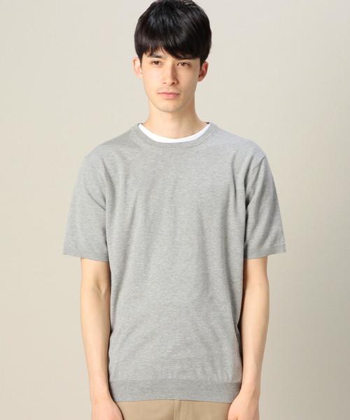 BEAUTY&YOUTH UNITED ARROWS(ビューティーアンドユースユナイテッドアローズ)の「BY ファイン ゲージ クルーネックニット◆(ニット/セーター・メンズ・ホワイト/ライトグレー/ネイビー・SMALL/MEDIUM/LARGE/X-LARGE)」の11枚目の写真