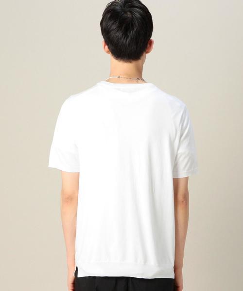 BEAUTY&YOUTH UNITED ARROWS(ビューティーアンドユースユナイテッドアローズ)の「BY ファイン ゲージ クルーネックニット◆(ニット/セーター・メンズ・ホワイト/ライトグレー/ネイビー・SMALL/MEDIUM/LARGE/X-LARGE)」の6枚目の写真