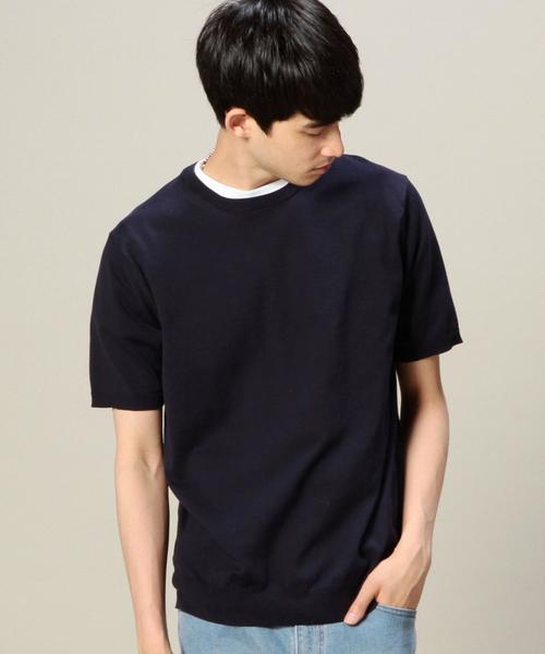 BEAUTY&YOUTH UNITED ARROWS(ビューティーアンドユースユナイテッドアローズ)の「BY ファイン ゲージ クルーネックニット◆(ニット/セーター・メンズ・ホワイト/ライトグレー/ネイビー・SMALL/MEDIUM/LARGE/X-LARGE)」の20枚目の写真