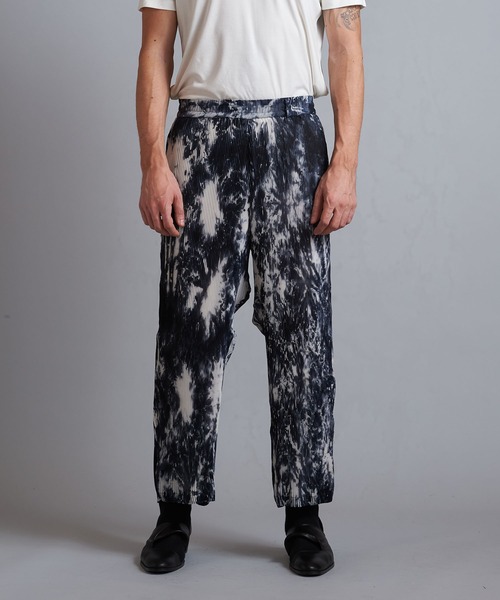 NO ID.（ノーアイディ）の「【NO ID.】Easy Wide Pleats Pants / イージー ワイド プリーツ パンツ（その他パンツ・メンズ・ブラック/グリーン/ブラック×グレー・1/2）」の6枚目の写真