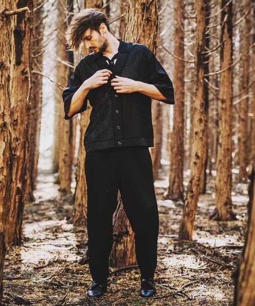 NO ID.（ノーアイディ）の「【NO ID.】Easy Wide Pleats Pants / イージー ワイド プリーツ パンツ（その他パンツ・メンズ・ブラック/グリーン/ブラック×グレー・1/2）」の17枚目の写真