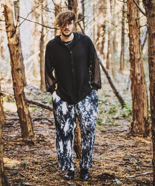 NO ID.（ノーアイディ）の「【NO ID.】Easy Wide Pleats Pants / イージー ワイド プリーツ パンツ（その他パンツ・メンズ・ブラック/グリーン/ブラック×グレー・1/2）」の18枚目の写真