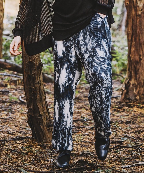 NO ID.（ノーアイディ）の「【NO ID.】Easy Wide Pleats Pants / イージー ワイド プリーツ パンツ（その他パンツ・メンズ・ブラック/グリーン/ブラック×グレー・1/2）」の20枚目の写真