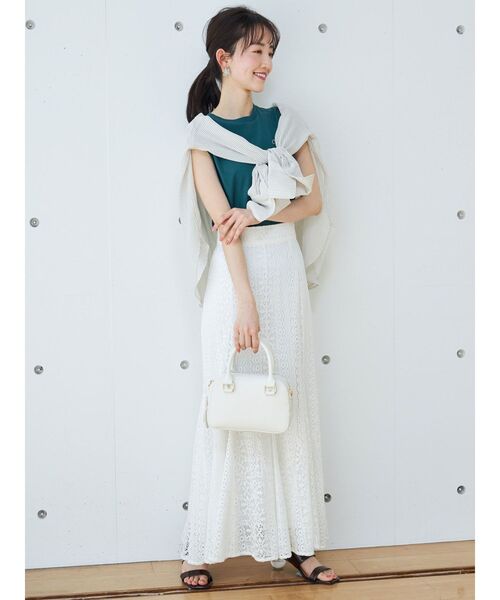 MERCURYDUO(マーキュリーデュオ)の「シアーストライプシャツ(シャツ/ブラウス・レディース・ベージュ/ブルー/ピンク・FREE)」の20枚目の写真