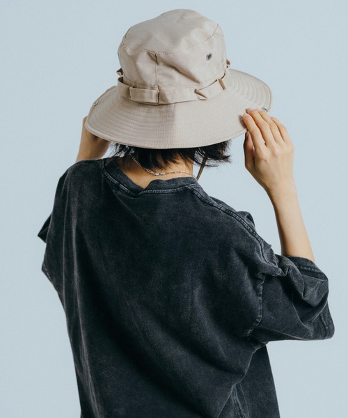 Ressaca（レサーカ）の「ドローコード付きアドベンチャーサファリハット ユニセックス（ハット・メンズ・ブラック/カーキ/グレー/チャコールグレー/ネイビー/ベージュ・FREE）」の22枚目の写真