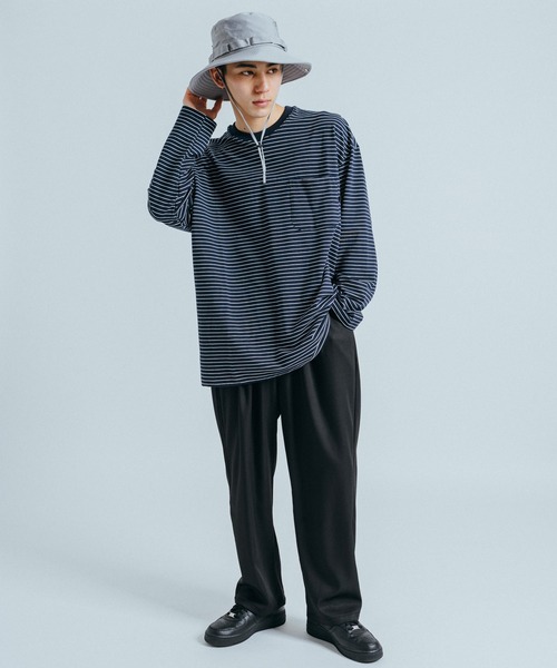 Ressaca（レサーカ）の「ドローコード付きアドベンチャーサファリハット ユニセックス（ハット・メンズ・ブラック/カーキ/グレー/チャコールグレー/ネイビー/ベージュ・FREE）」の19枚目の写真