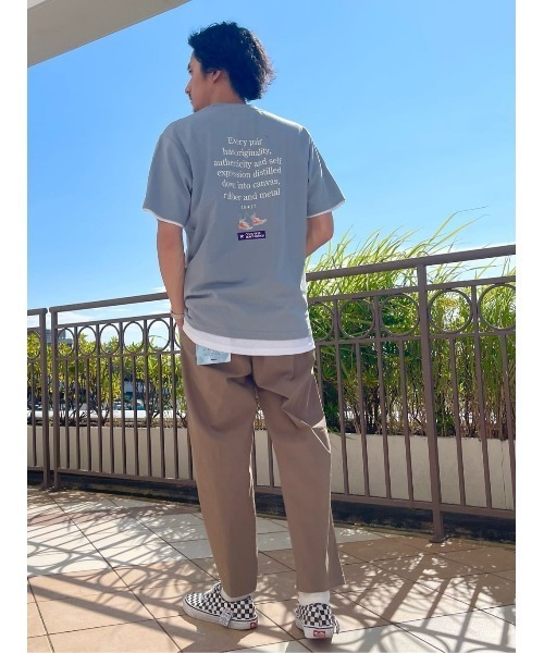 PLUS ONE(プラスワン)の「【接触冷感】【PLUS ONE】サラサラレギュラートラウザー / 吸水速乾(スラックス・メンズ・ブラック/ダークベージュ・S/M/L/XL)」の12枚目の写真