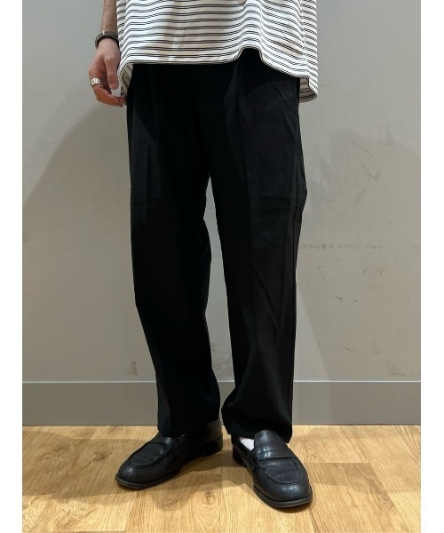 PLUS ONE(プラスワン)の「【接触冷感】【PLUS ONE】サラサラレギュラートラウザー / 吸水速乾(スラックス・メンズ・ブラック/ダークベージュ・S/M/L/XL)」の16枚目の写真