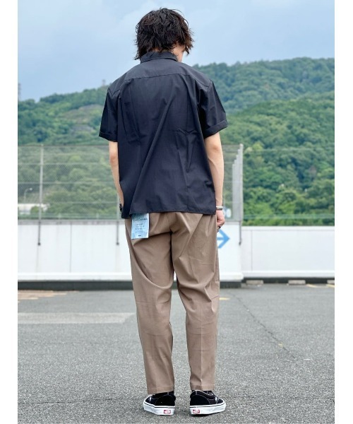 PLUS ONE(プラスワン)の「【接触冷感】【PLUS ONE】サラサラレギュラートラウザー / 吸水速乾(スラックス・メンズ・ブラック/ダークベージュ・S/M/L/XL)」の21枚目の写真