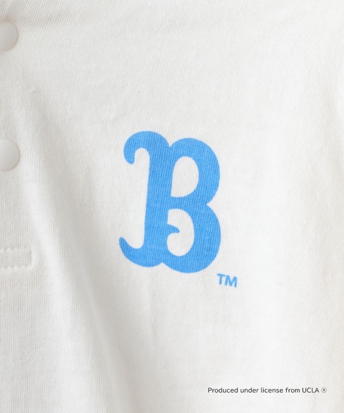 UCLA(ユーシーエルエー)の「【KIDS】【UCLA/ユーシーエルエー】バックプリントロンパース(ロンパース・キッズ・チャコールグレー/ホワイト・80)」の5枚目の写真