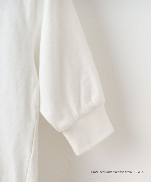 UCLA(ユーシーエルエー)の「【KIDS】【UCLA/ユーシーエルエー】バックプリントロンパース(ロンパース・キッズ・チャコールグレー/ホワイト・80)」の6枚目の写真