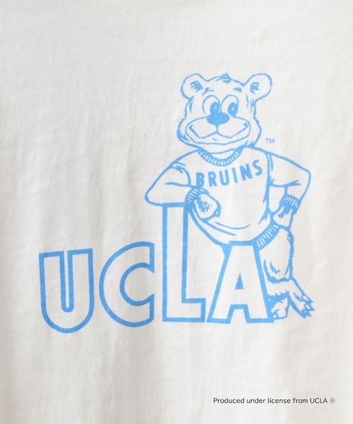 UCLA(ユーシーエルエー)の「【KIDS】【UCLA/ユーシーエルエー】バックプリントロンパース(ロンパース・キッズ・チャコールグレー/ホワイト・80)」の9枚目の写真