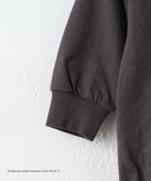 UCLA(ユーシーエルエー)の「【KIDS】【UCLA/ユーシーエルエー】バックプリントロンパース(ロンパース・キッズ・チャコールグレー/ホワイト・80)」の14枚目の写真