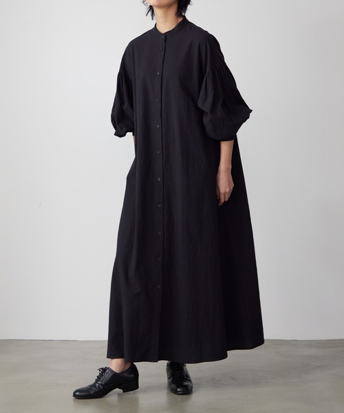 for/c（フォーシー）の「オーガニックコットンボリュームスリーブワンピース【サスティナブル】（ワンピース・レディース・ホワイト/ブラック/ライトグリーン・MP/LP/SP/L/LL/M）」の17枚目の写真