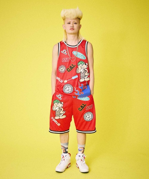 GALFY タンクトップ セットアップ GALFY（ガルフィー）の「GALFY（ガルフィー）「チーム犬」メッシュ