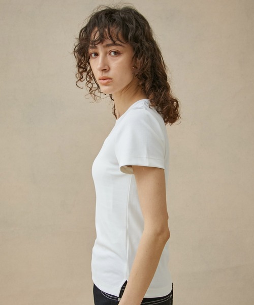 PUBLIC TOKYO（パブリックトウキョウ）の「極ココTシャツ/白T（Tシャツ/カットソー・レディース・ホワイト/ブラック/グリーン・1/2）」の12枚目の写真