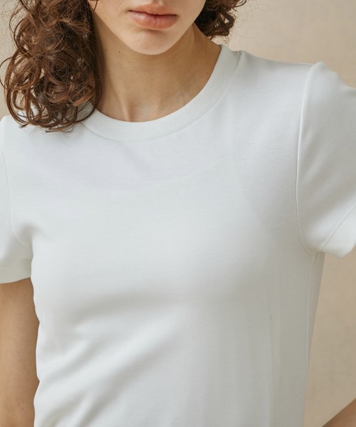 PUBLIC TOKYO（パブリックトウキョウ）の「極ココTシャツ/白T（Tシャツ/カットソー・レディース・ホワイト/ブラック/グリーン・1/2）」の5枚目の写真