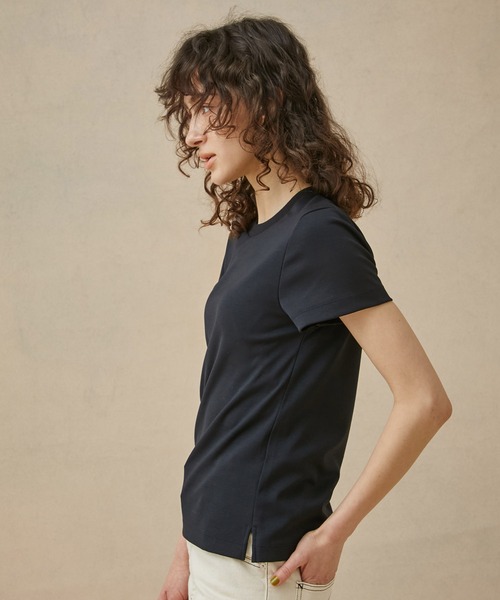 PUBLIC TOKYO（パブリックトウキョウ）の「極ココTシャツ/白T（Tシャツ/カットソー・レディース・ホワイト/ブラック/グリーン・1/2）」の17枚目の写真