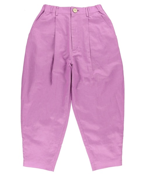 セール】Cotton Linen Cropped Pants/ 9分丈コットンリネン