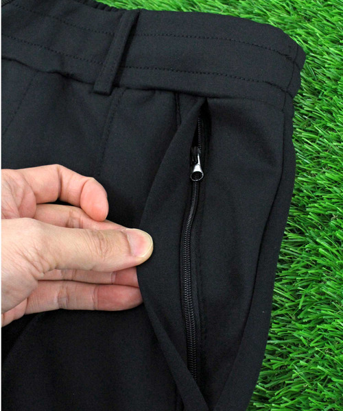 GIORNO SEVEN（ジョルノセブン）の「センターシーム 高周波ロゴプリント ポンチ ゴルフパンツ ゴルフウェア メンズ（ゴルフグッズ・メンズ・グレー/ホワイト/ブラック/ネイビー・M/XL/XXL/L）」の17枚目の写真
