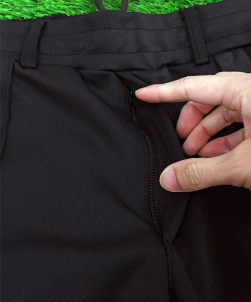 GIORNO SEVEN（ジョルノセブン）の「センターシーム 高周波ロゴプリント ポンチ ゴルフパンツ ゴルフウェア メンズ（ゴルフグッズ・メンズ・グレー/ホワイト/ブラック/ネイビー・M/XL/XXL/L）」の10枚目の写真