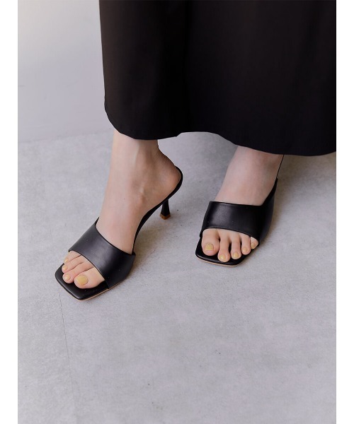 Ayla（アイラ）の「pin heel sandal（サンダル・レディース・ブラック・23.0cm/23.5cm/24.5cm/24.0cm/25.0cm）」の7枚目の写真
