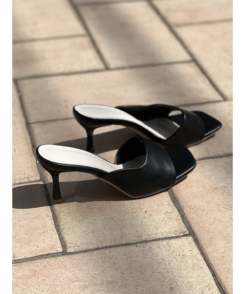 Ayla（アイラ）の「pin heel sandal（サンダル・レディース・ブラック・23.0cm/23.5cm/24.5cm/24.0cm/25.0cm）」の8枚目の写真