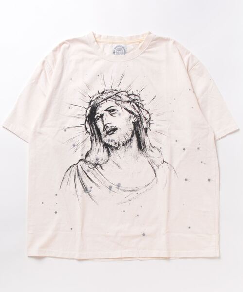 SOMEIT（サミット）の「SOMEIT/サミット/J.X.VINTAGE TEE（Tシャツ/カットソー・メンズ・チャコール/ホワイト・L/XL/M）」の4枚目の写真