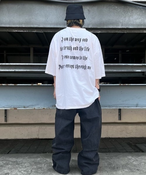 SOMEIT（サミット）の「SOMEIT/サミット/J.X.VINTAGE TEE（Tシャツ/カットソー・メンズ・チャコール/ホワイト・L/XL/M）」の8枚目の写真