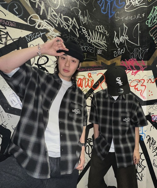 kutir(クティール)の「ビッグシルエットアソート半袖シャツ(シャツ/ブラウス・メンズ・ライトブルー/グレー/ブルー・MEDIUM/LARGE)」の20枚目の写真