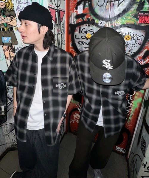 kutir(クティール)の「ビッグシルエットアソート半袖シャツ(シャツ/ブラウス・メンズ・ライトブルー/グレー/ブルー・MEDIUM/LARGE)」の4枚目の写真