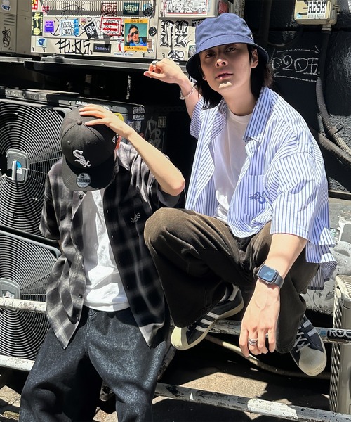 kutir(クティール)の「ビッグシルエットアソート半袖シャツ(シャツ/ブラウス・メンズ・ライトブルー/グレー/ブルー・MEDIUM/LARGE)」の13枚目の写真