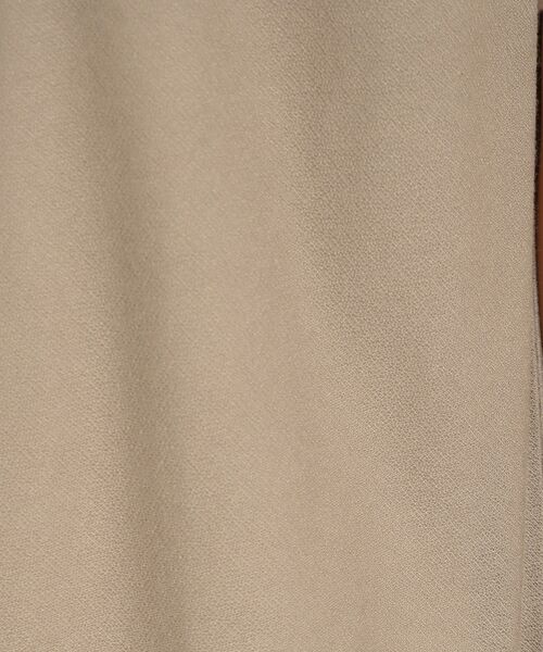DRESKIP(ドレスキップ)の「◆【2点セット】さらさら薄手ジレ+ロゴTシャツ(ベスト・レディース・サンドベージュ/ブラック/カーキ・02/03)」の6枚目の写真