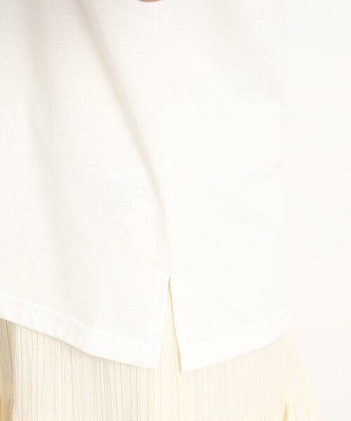 DRESKIP(ドレスキップ)の「◆【2点セット】さらさら薄手ジレ+ロゴTシャツ(ベスト・レディース・サンドベージュ/ブラック/カーキ・02/03)」の9枚目の写真