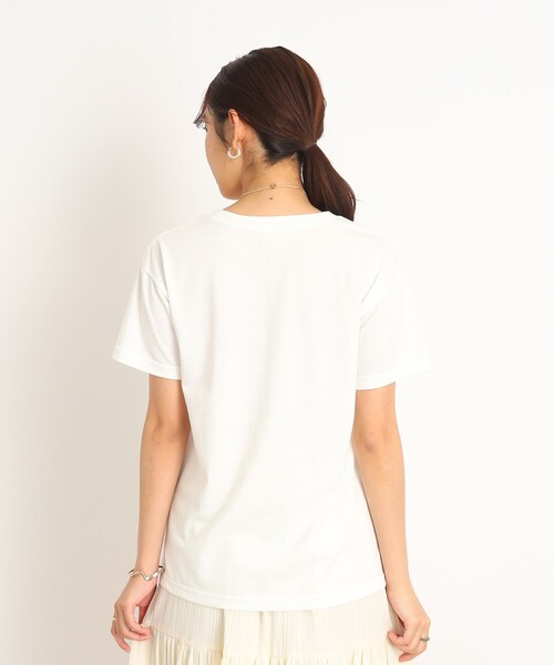 DRESKIP(ドレスキップ)の「◆【2点セット】さらさら薄手ジレ+ロゴTシャツ(ベスト・レディース・サンドベージュ/ブラック/カーキ・02/03)」の13枚目の写真