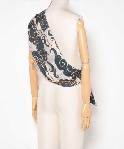 カヤ（カヤ）の「【カヤ】雲たすきバッグ小（ショルダーバッグ・メンズ・パープル/ホワイト・FREE）」の13枚目の写真