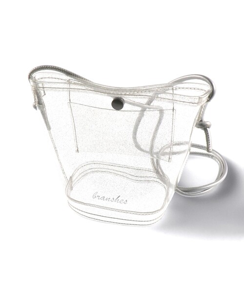 BRANSHES（ブランシェス）の「クリアポシェット（ショルダーバッグ・キッズ・シルバー/サックスブルー・FREE）」の2枚目の写真