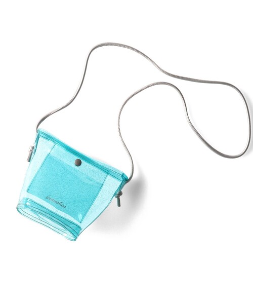 BRANSHES（ブランシェス）の「クリアポシェット（ショルダーバッグ・キッズ・シルバー/サックスブルー・FREE）」の3枚目の写真