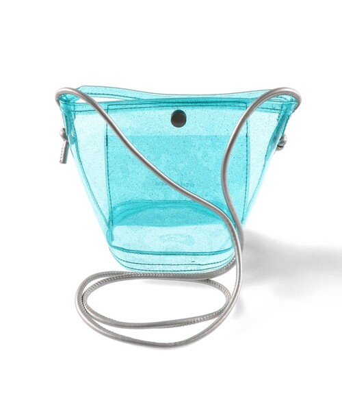 BRANSHES（ブランシェス）の「クリアポシェット（ショルダーバッグ・キッズ・シルバー/サックスブルー・FREE）」の4枚目の写真