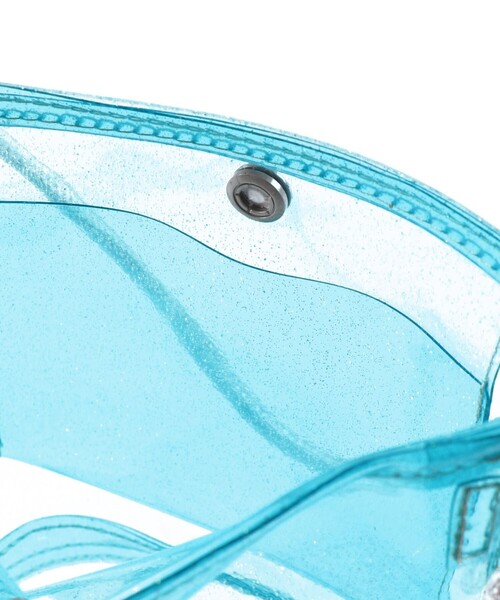 BRANSHES（ブランシェス）の「クリアポシェット（ショルダーバッグ・キッズ・シルバー/サックスブルー・FREE）」の6枚目の写真