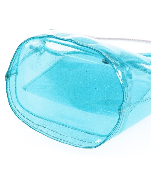 BRANSHES（ブランシェス）の「クリアポシェット（ショルダーバッグ・キッズ・シルバー/サックスブルー・FREE）」の7枚目の写真