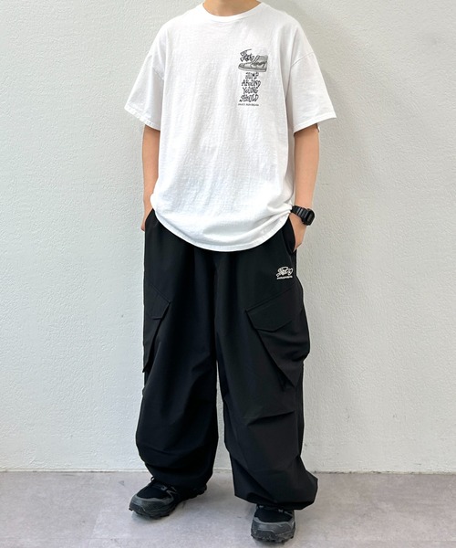 WHO'S WHO gallery（フーズフーギャラリー）の「COOPER FACT スーパーワイドイージーカーゴパンツ（カーゴパンツ・メンズ・ブラック/ホワイト/ネイビー・FREE）」の21枚目の写真