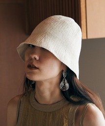 marjour | LINEN BLEND BELL HAT(ハット)