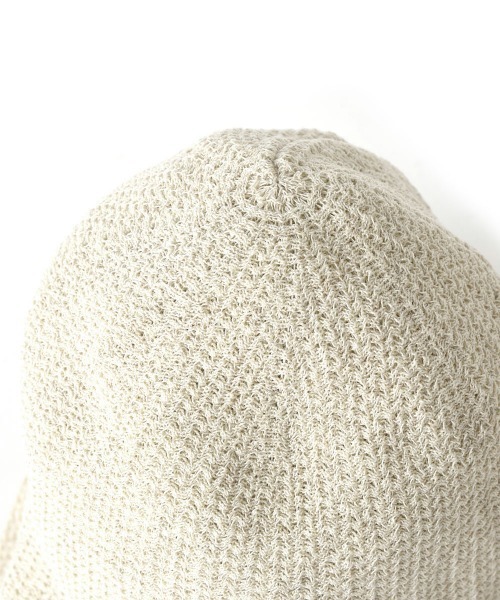 marjour（マージュール）の「LINEN BLEND BELL HAT（ハット・レディース・ブラック/オフホワイト・FREE）」の16枚目の写真