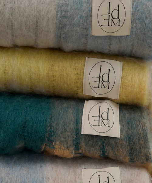 idem(イデム)の「【 4色展開 / ZOZO限定 】ボリュームチェックマフラー / check volume muffler(マフラー・レディース・ベージュ/ブルー/ピンク/その他・FREE)」の15枚目の写真