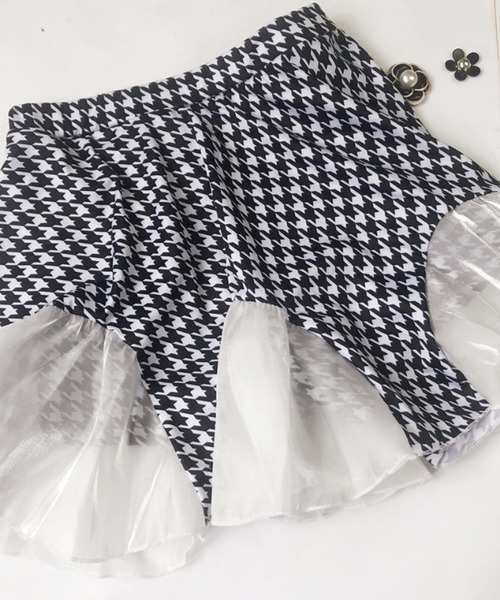 Dita（ディータ）の「ハウンドトゥースクロスフリルビキニ（水着・レディース・ブラック・L/XL/M）」の11枚目の写真