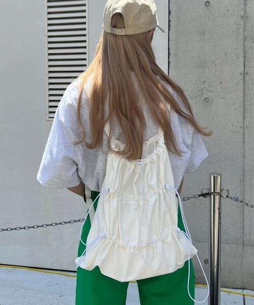 WC（ダブル シー）の「ドロストナイロンナップサック（バック