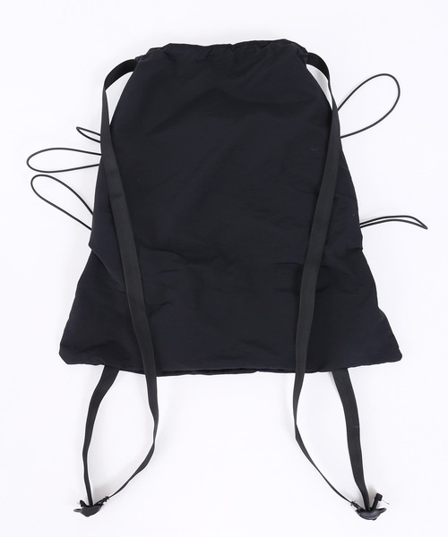 WC（ダブル シー）の「ドロストナイロンナップサック（バックパック/リュック・レディース・ホワイト/ブラック・FREE）」の18枚目の写真