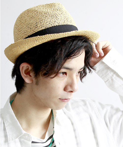 WEGO（ウィゴー）の「WEGO/ペーパーハット（ハット・メンズ・ブラック/ベージュ・FREE）」の3枚目の写真